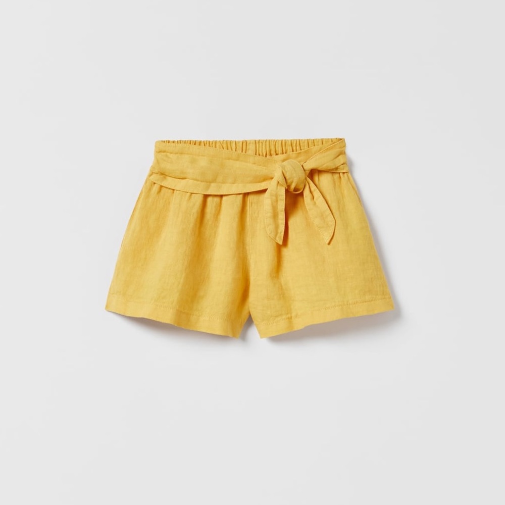 Zara linen shorts